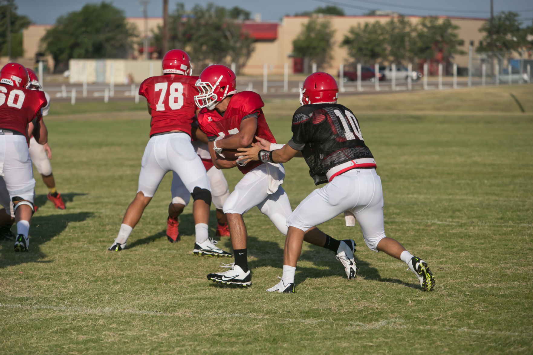 Belton Football Practice